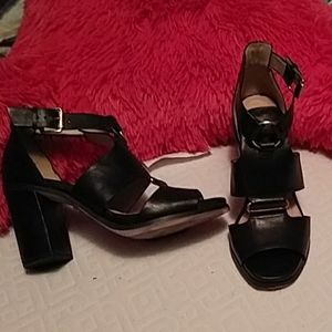 Black topshop sandals